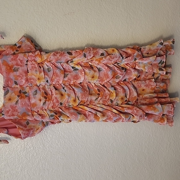 Lily Rose Floral Mini Ruffle Dress - Picture 8 of 11